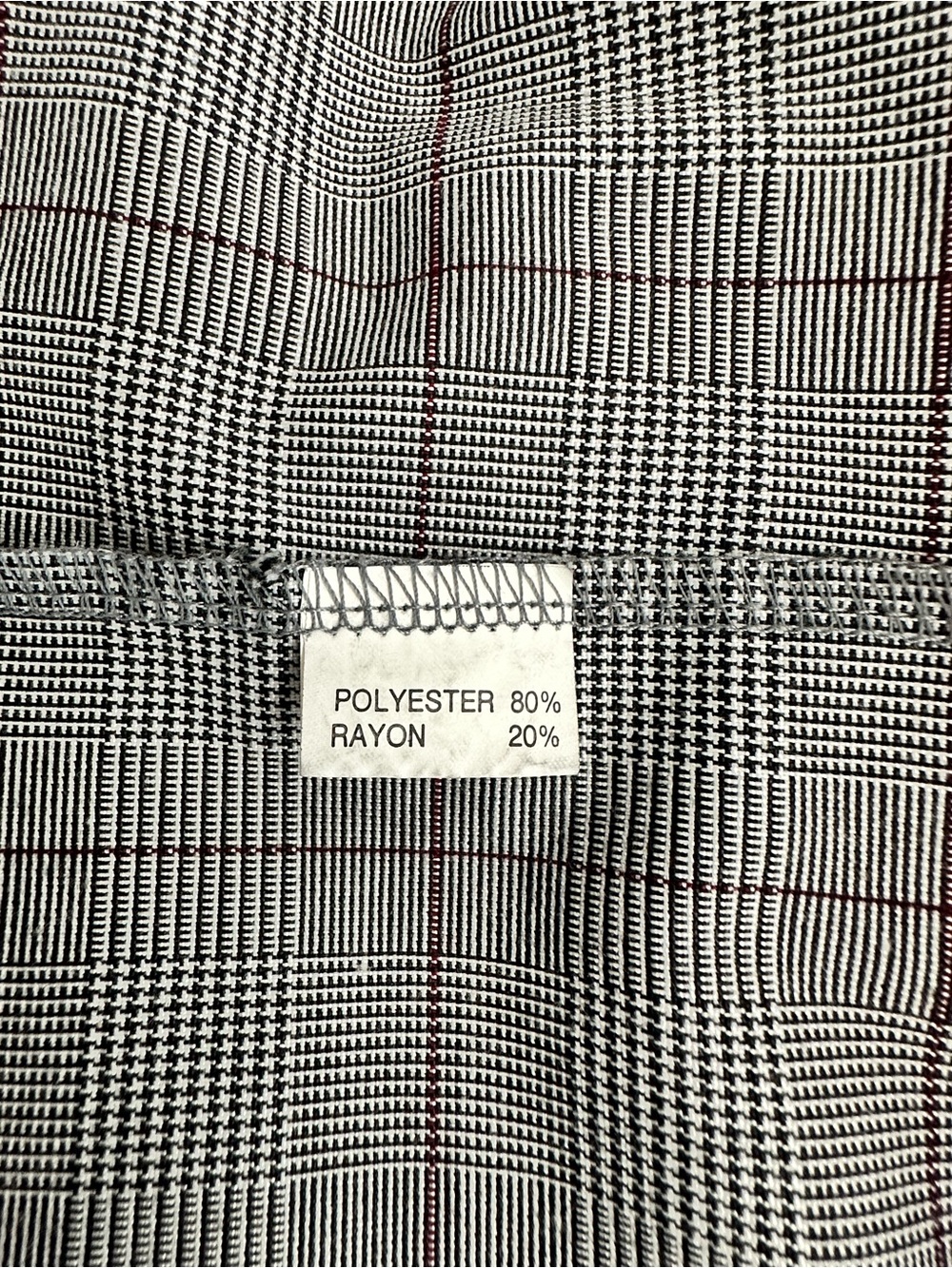 New Revival Women’s Oversized Plaid Belted Button Down Shirt Gray Size M - Picture 15 of 16